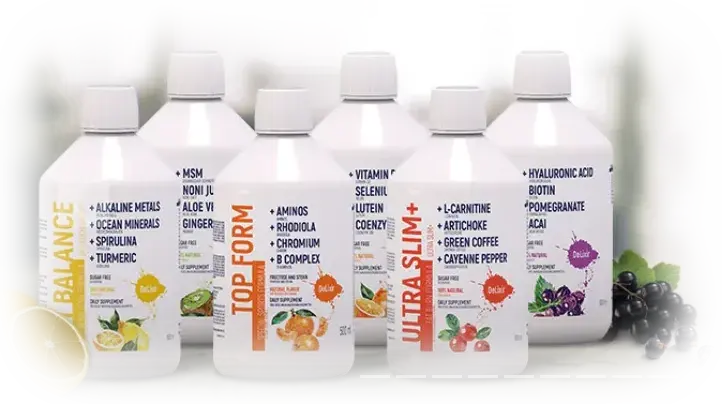 Бутилки от линията DeLixir, официална продуктова снимка